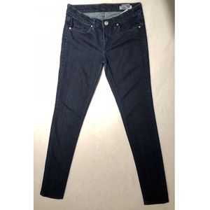 Dark navy blue BlankNYC jeans.